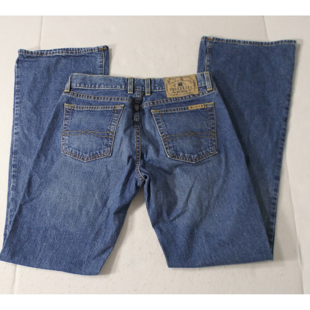 Lucky Brand Womens Jeans‎ 8 Flare Blue Y2K Boho Hippie Cowgirl Americana Z1UY050